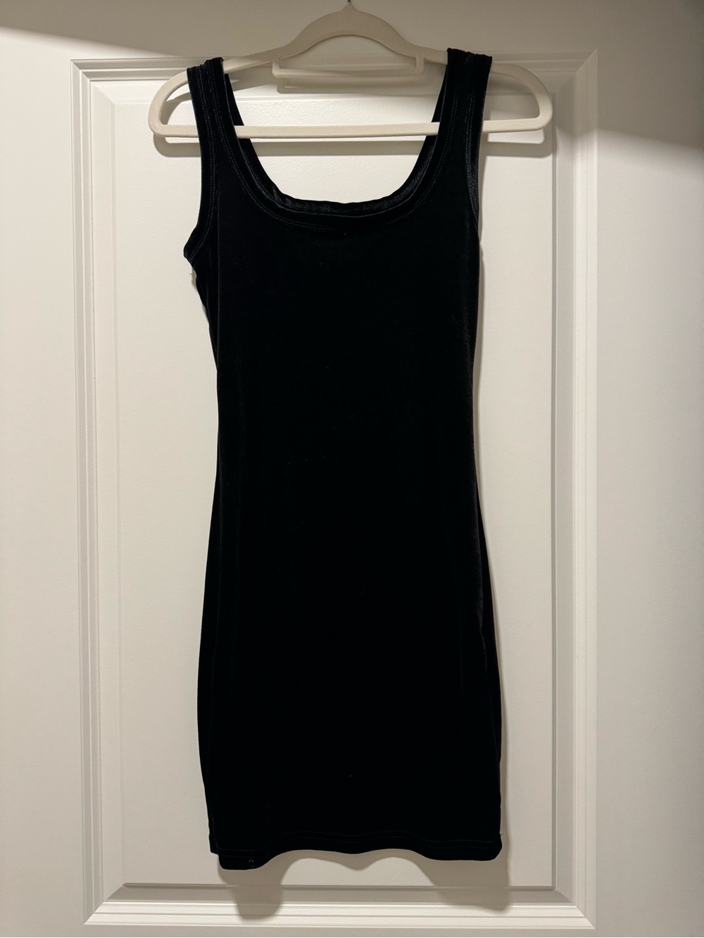 Classic Black Velvet Tank Dress size XS